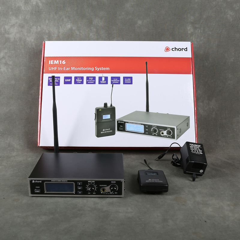 Chord IEM16 In-Ear Monitoring System w/Box & PSU - 2nd Hand
