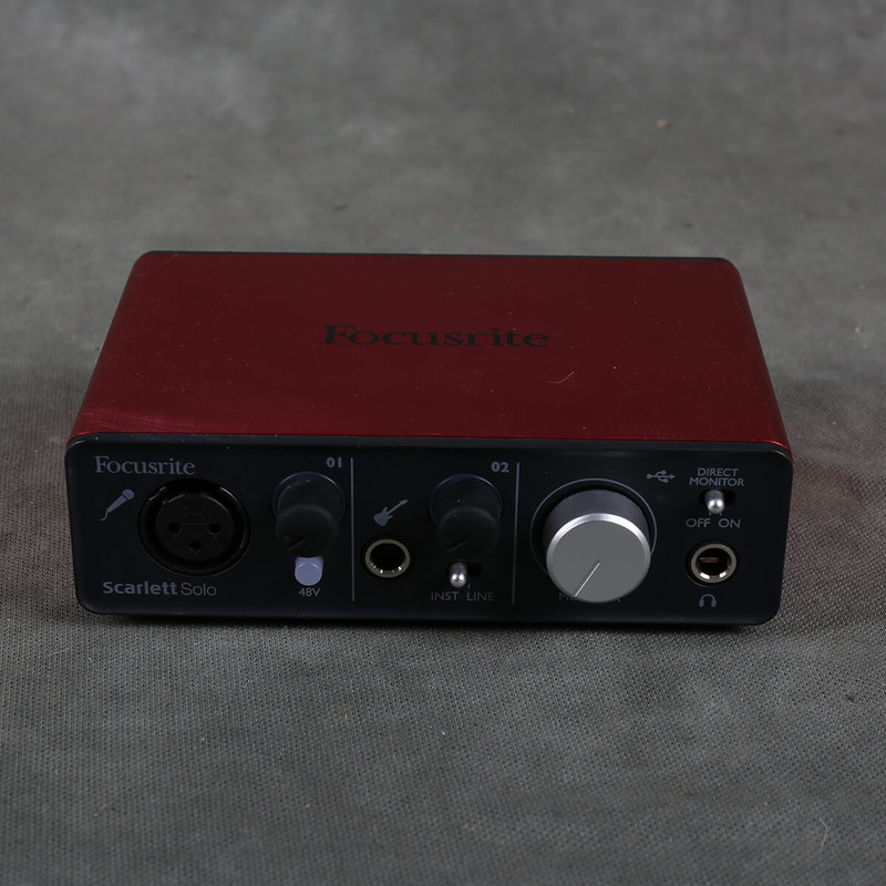 Focusrite Scarlett Solo Gen 1 Audio Interface - 2nd Hand