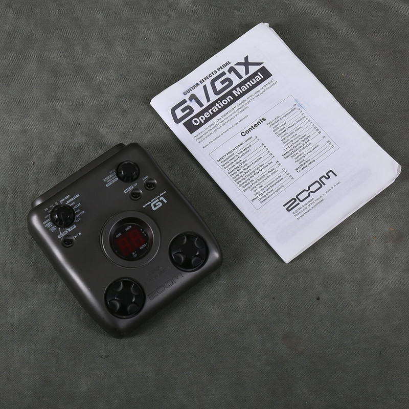 Zoom G1 Multi FX Processor - 2nd Hand Zoom G1 Multi FX Processor - 2nd Hand