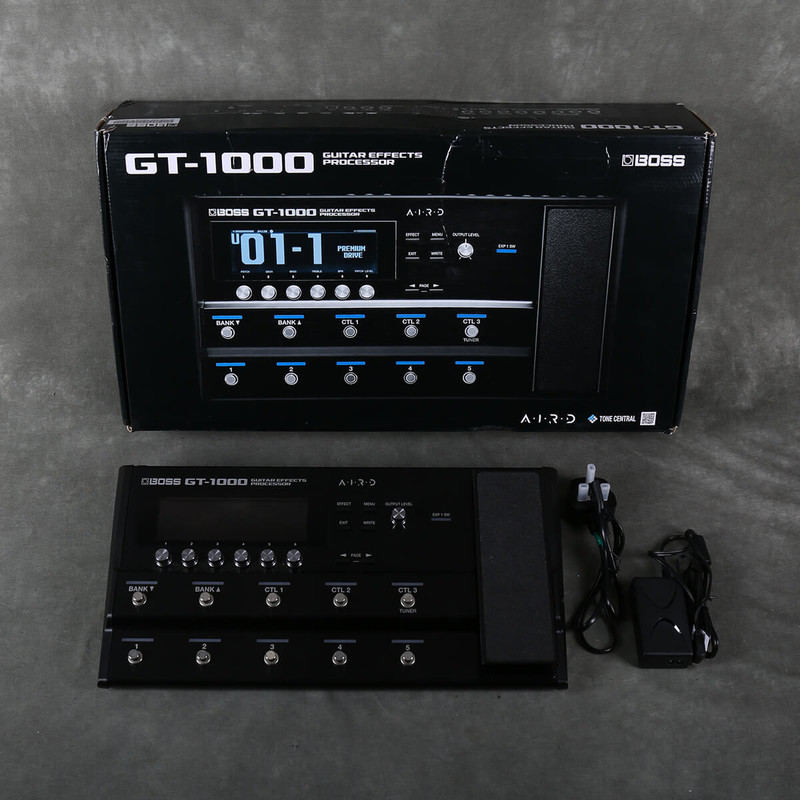 Boss GT-1000 Guitar FX Processor w/Box & PSU - 2nd Hand