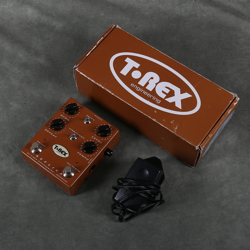 T-Rex Replica Echo/Delay FX Pedal w/Box & PSU - 2nd Hand T-Rex Replica Echo/Delay FX Pedal w/Box & PSU - 2nd Hand