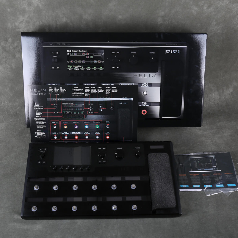 Line 6 Helix Floor Guitar Modelling FX Processor w/Box & PSU - 2nd Hand