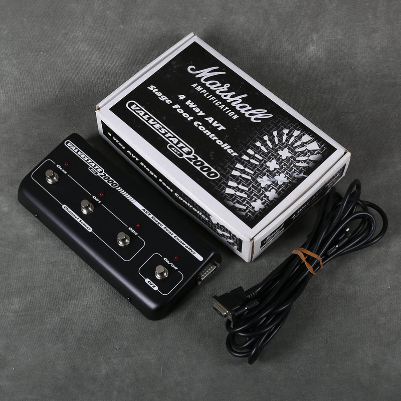 Marshall 4-Way AVT Stage Foot Controller w/Box - 2nd Hand Marshall 4-Way AVT Stage Foot Controller w/Box - 2nd Hand