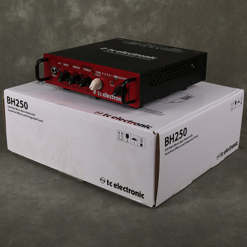 TC Electronics BH250 Bass Amplifier w/Box & PSU - 2nd Hand