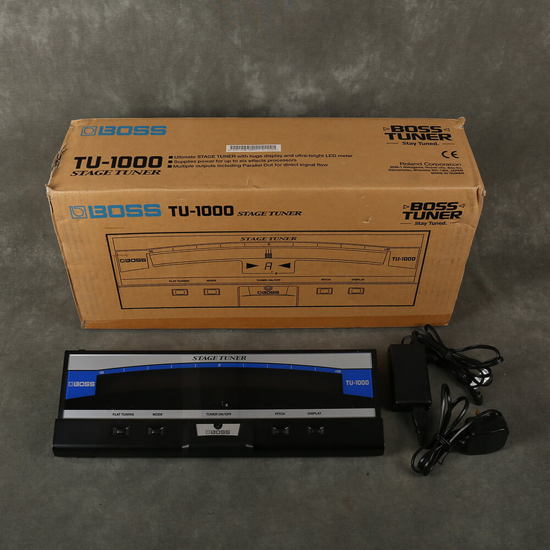 Boss TU-1000 Stage Tuner w/Box & PSU - 2nd Hand