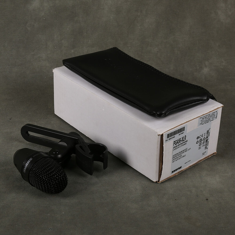 Shure PG56-XLR Drum Microphone w/Box - 2nd Hand Shure PG56-XLR Drum Microphone w/Box - 2nd Hand