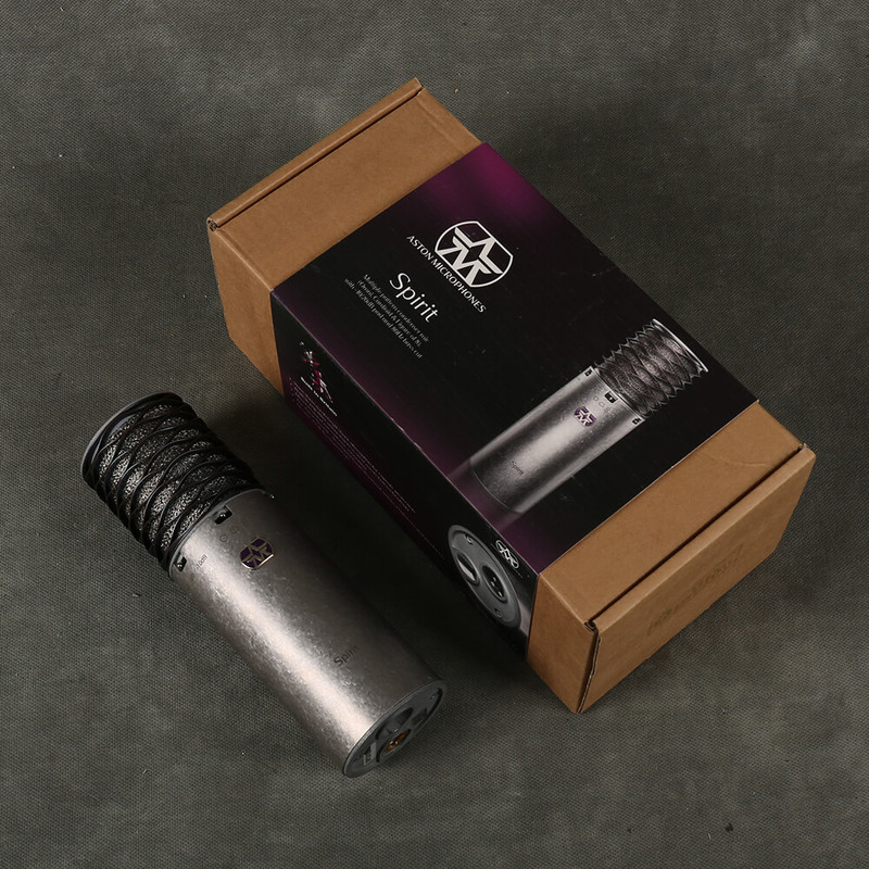 Aston Microphones Spirit Condenser Mic w/Box - 2nd Hand Aston Microphones Spirit Condenser Mic w/Box - 2nd Hand