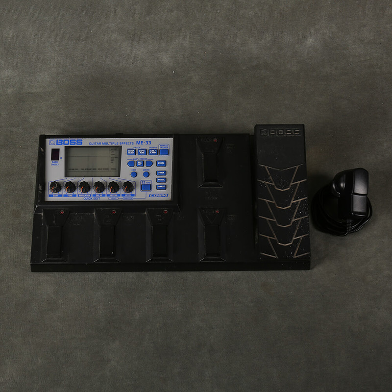 Boss ME-33 Guitar Multi Effects Pedal - 2nd Hand
