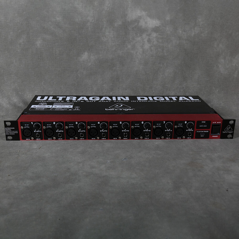 Behringer ADA8200 Ultragain Digital Audio Interface - 2nd Hand Behringer ADA8200 Ultragain Digital Audio Interface - 2nd Hand
