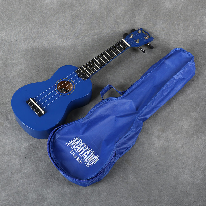 Mahalo Rainbow Ukulele MR1 - Blue - Cover - 2nd Hand Mahalo Rainbow Ukulele MR1 - Blue - Cover - 2nd Hand