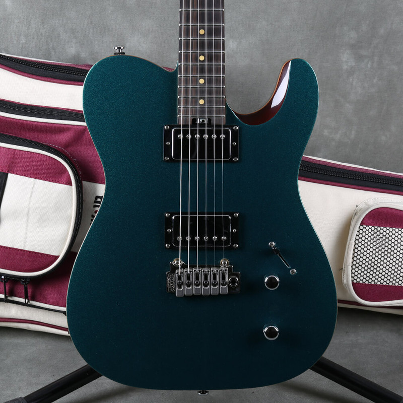 Harley Benton Pro Series Fusion T - Ocean Turquoise - Gig Bag - 2nd Hand
