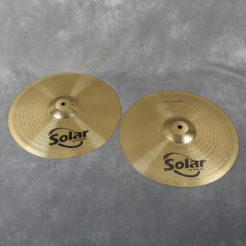 Sabian Solar 14" Hi-Hats - 2nd Hand