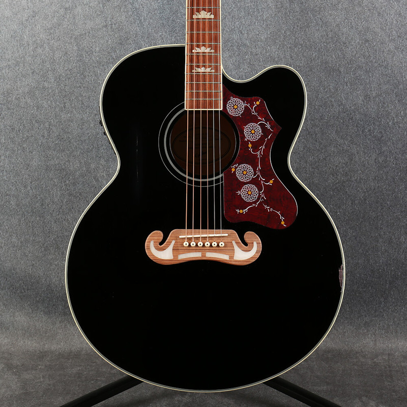 Epiphone J-200 EC Studio Acoustic-Electric - Black **COLLECTION ONLY** - Ex Demo