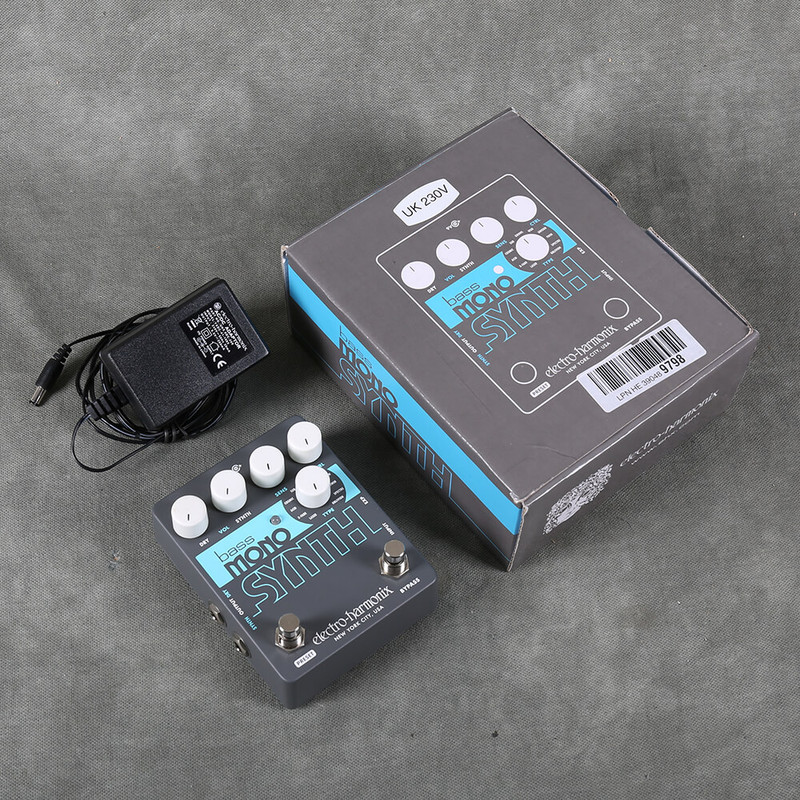 Electro-Harmonix Bass Mono Synth Pedal - Box & PSU - 2nd Hand