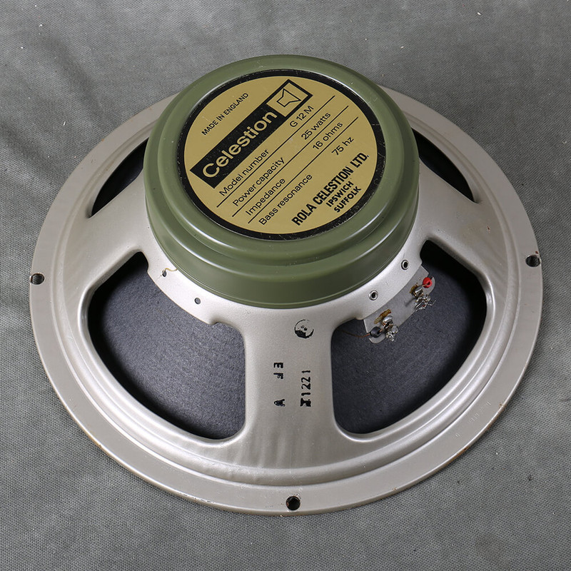 Celestion 1973 G12M Greenback T1221 Speaker - 2nd Hand Celestion 1973 G12M Greenback T1221 Speaker - 2nd Hand