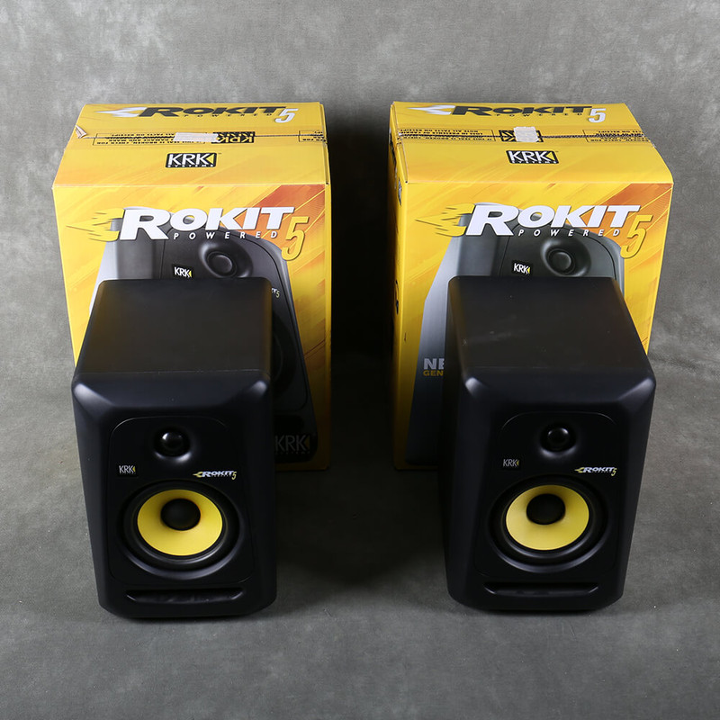 KRK Rokit RP5 G3, Pair - Box & PSU - 2nd Hand KRK Rokit RP5 G3, Pair - Box & PSU - 2nd Hand