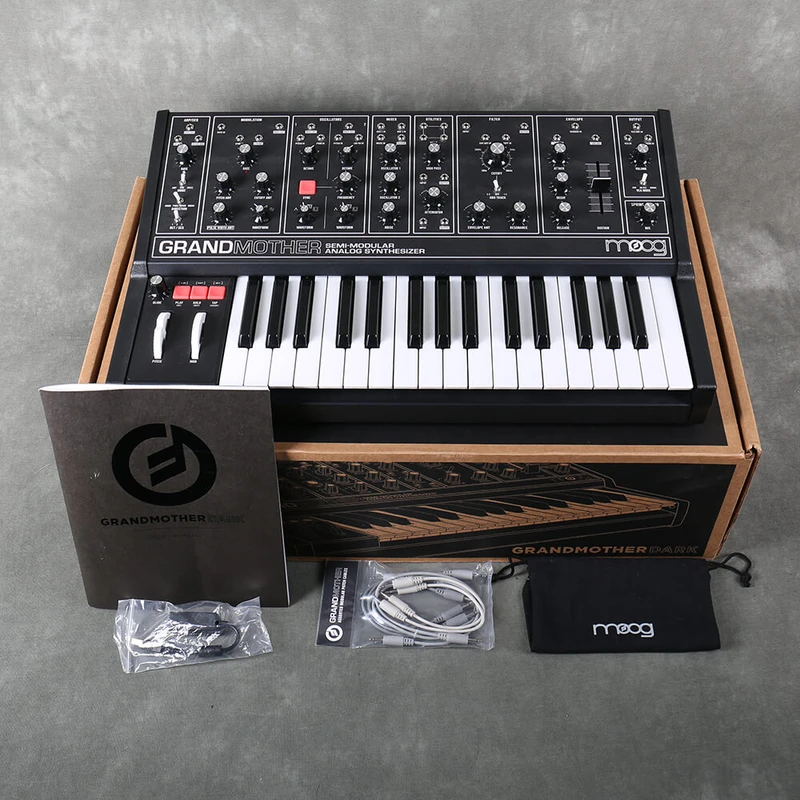 Moog Grandmother Dark Semi-Modular Analog Synth - Boxed - 2nd Hand