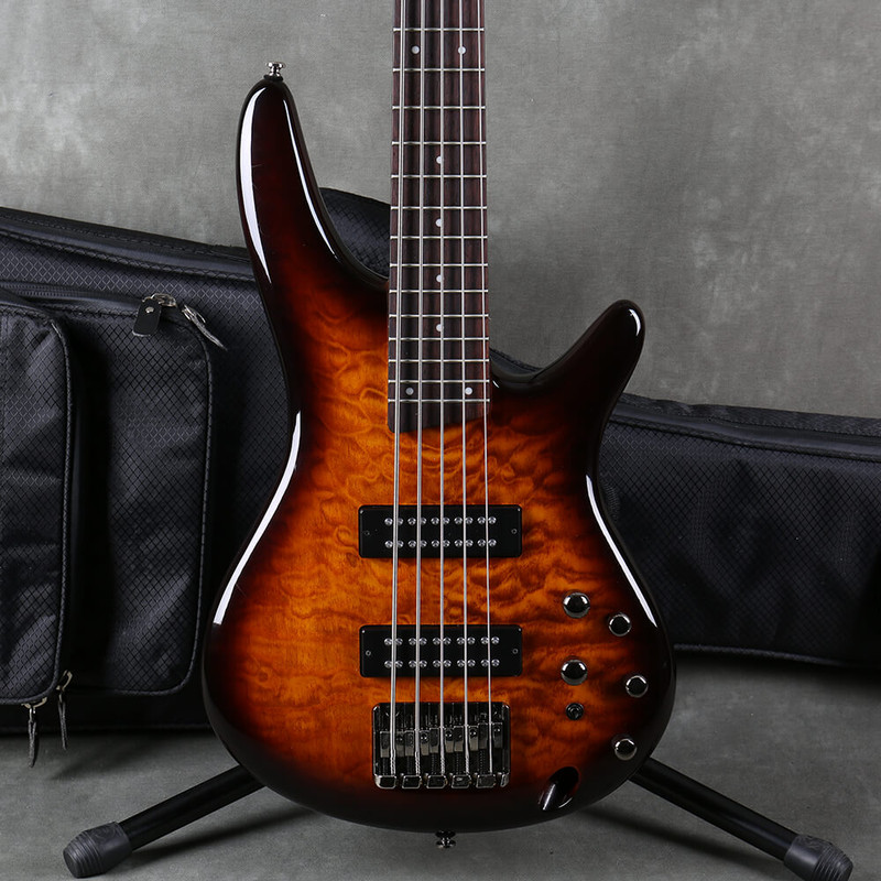 Ibanez SR405EQM 5-String Bass - Dragon Eye Burst - Gig Bag - 2nd Hand