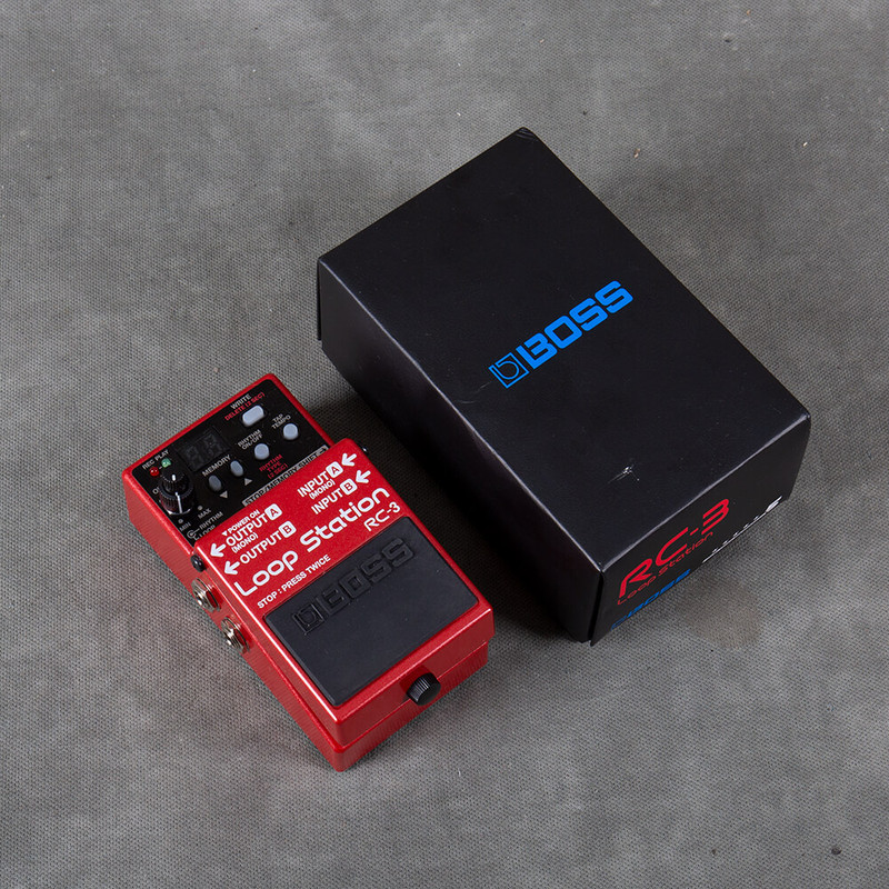 Boss RC-3 Loop Station Pedal - Boxed - 2nd Hand Boss RC-3 Loop Station Pedal - Boxed - 2nd Hand