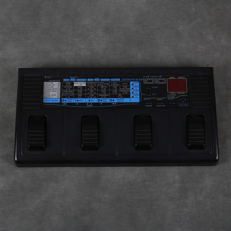 Zoom 1010 Multi Effects Processor - 2nd Hand - Used Zoom 1010 Multi Effects Processor - 2nd Hand - Used