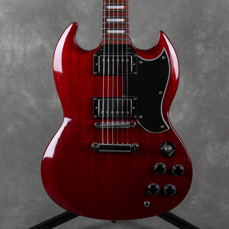 Vintage VS6 ReIssued Electric Guitar - Cherry Red - 2nd Hand - Used