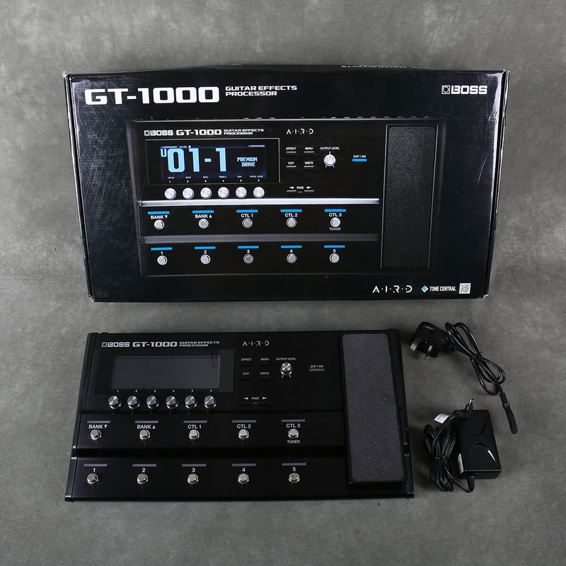 Boss GT-1000 - Box & PSU - 2nd Hand - Used Boss GT-1000 - Box & PSU - 2nd Hand - Used
