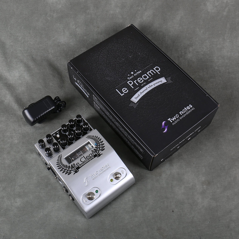 Two Notes Le Clean Preamp Pedal - Box & PSU - 2nd Hand - Used