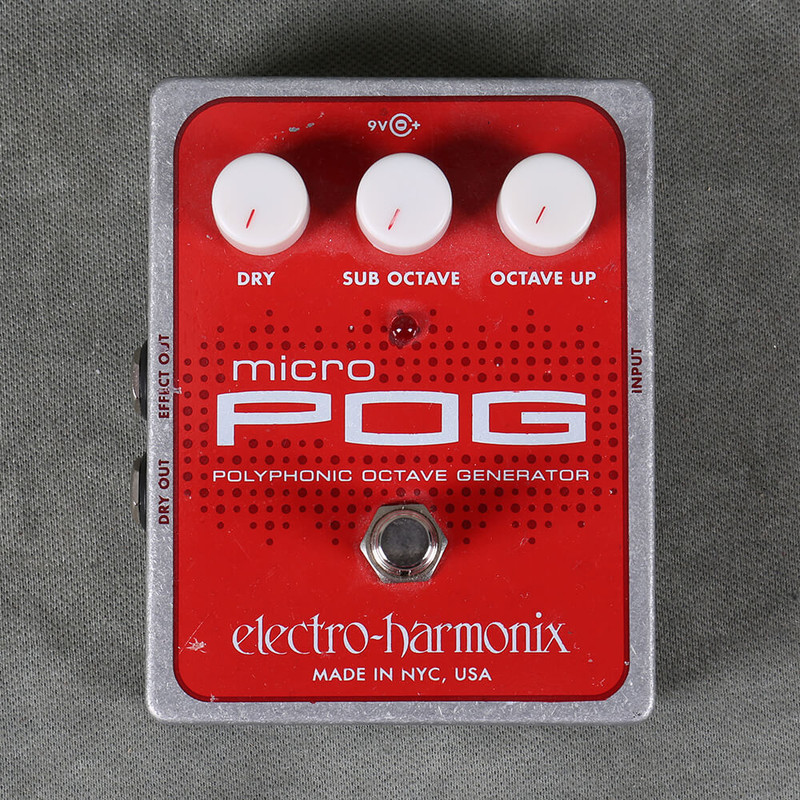 Electro-Harmonix Micro Pog Octave Pedal - 2nd Hand