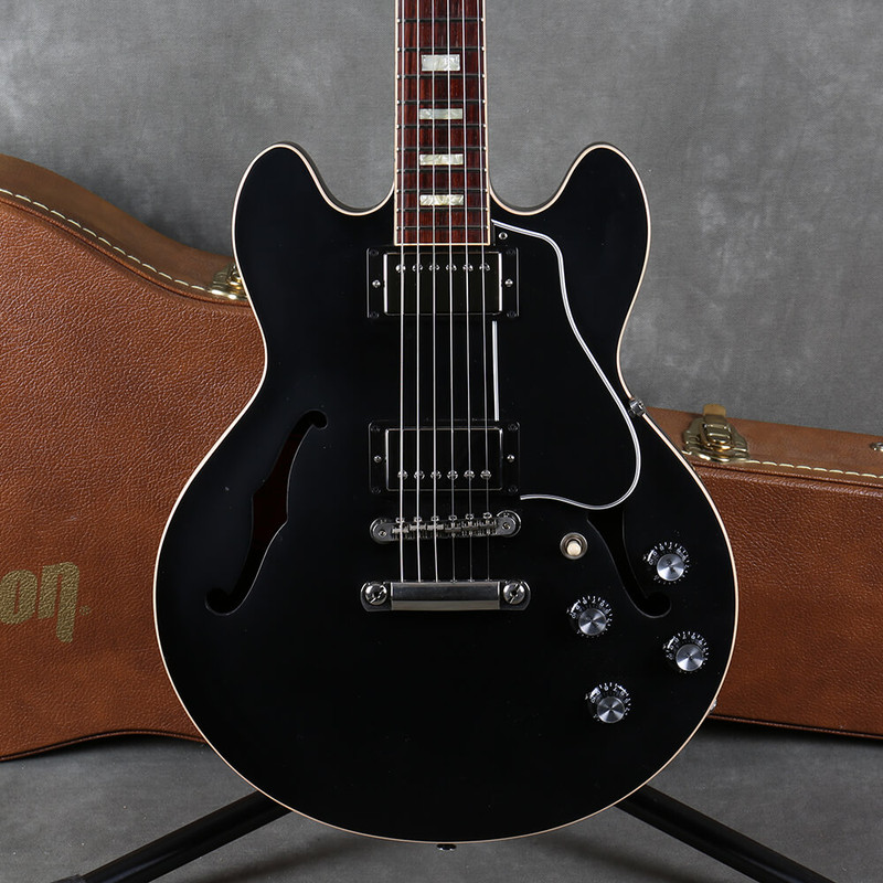Gibson Memphis ES-339 Satin - Ebony - Hard Case - 2nd Hand