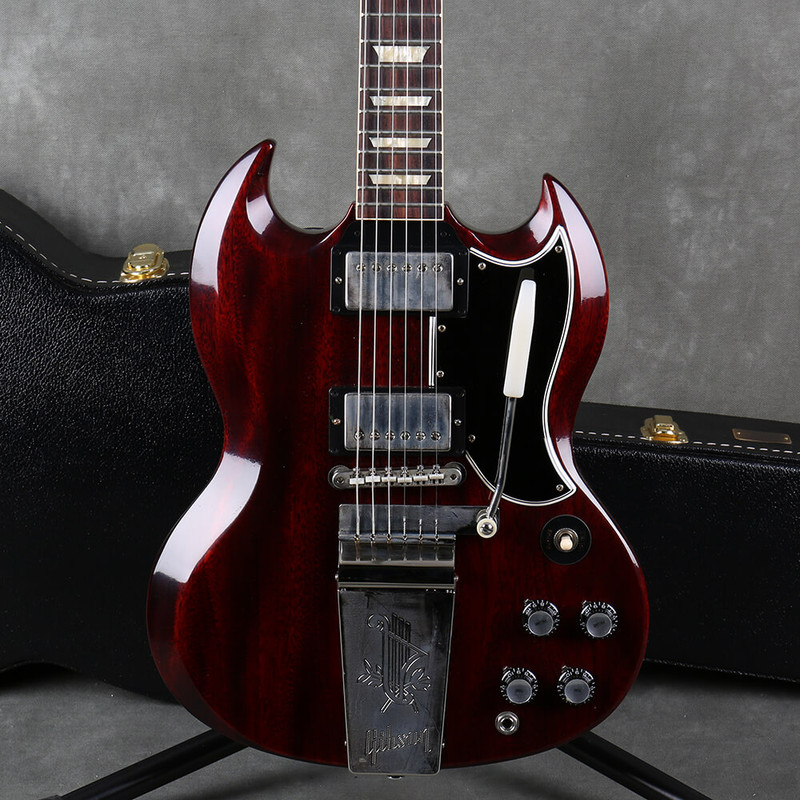 Gibson Custom Shop 64 SG Maestro Vibrola - Cherry - Hard Case - 2nd Hand