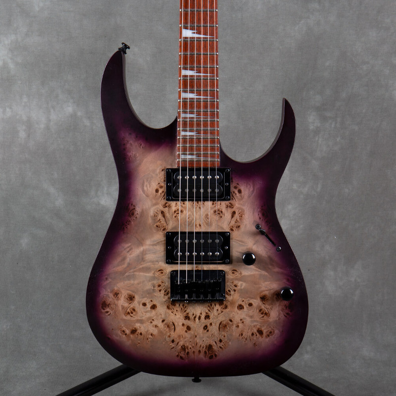 Ibanez RG Series RGRT621DPB - Transparent Purple Burst Flat - 2nd Hand