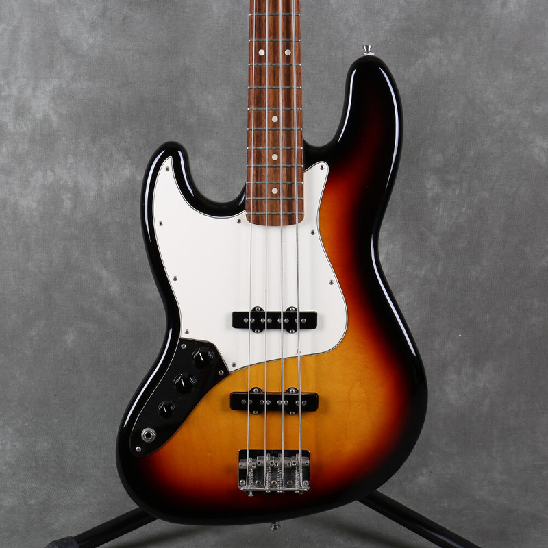 Fender Mexican Standard Jazz Bass - Left Handed - 3-Colour Sunburst - 2nd Hand
