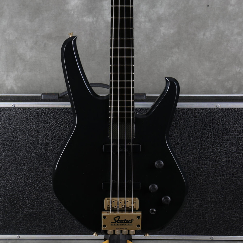 Status Headless Graphite Bass - Black - Hard Case - 2nd Hand