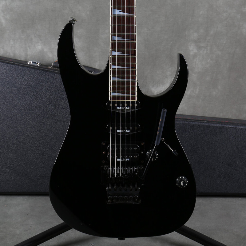 Ibanez USA Custom RG460 - Black - Hard Case - 2nd Hand