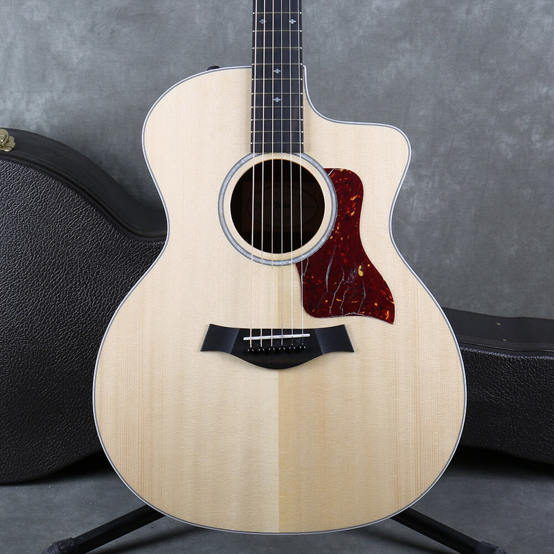 Taylor 214ce-QS Deluxe Limited - Natural - Hard Case - Ex Demo