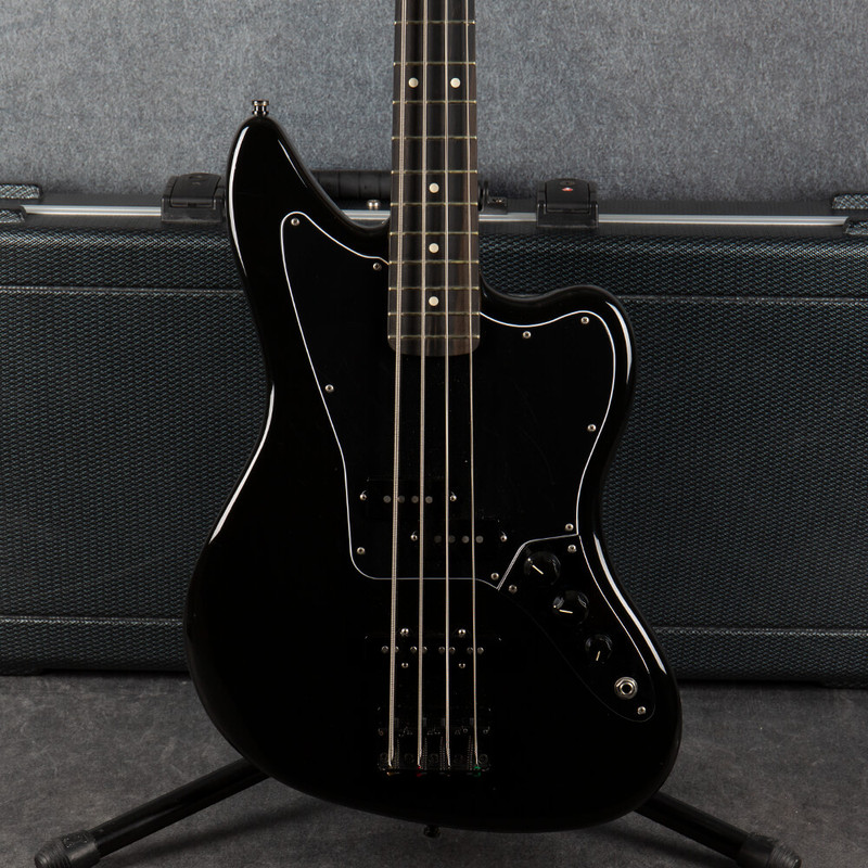 Fender Mexican Jaguar Bass - Black - Hard Case - 2nd Hand Fender Mexican Jaguar Bass - Black - Hard Case - 2nd Hand