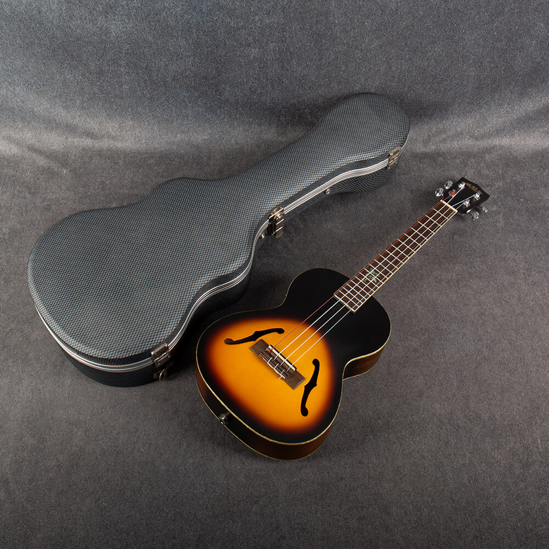 Kala KA-JTE Archtop Tenor Ukulele - 2-Tone Sunburst - Hard Case - 2nd Hand