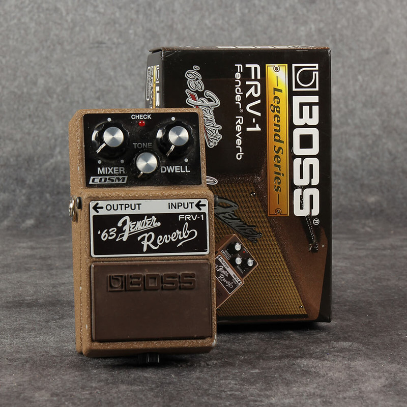 Boss FRV-1 63 Fender Reverb Pedal - Boxed - 2nd Hand
