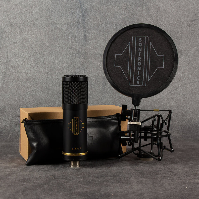 Sontronics STC-20 Microphone with Pop Sheild - Boxed - 2nd Hand Sontronics STC-20 Microphone with Pop Sheild - Boxed - 2nd Hand