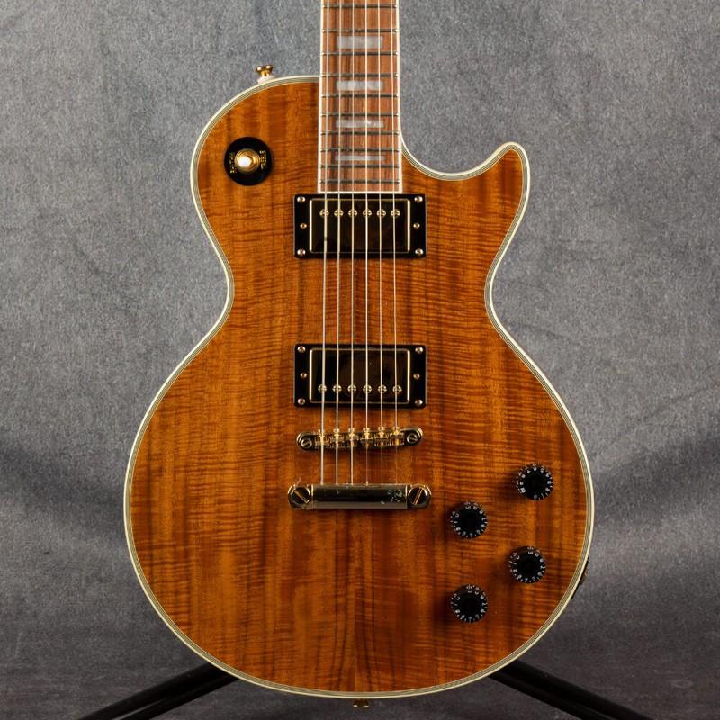 Epiphone Les Paul Custom Koa - Natural - 2nd Hand