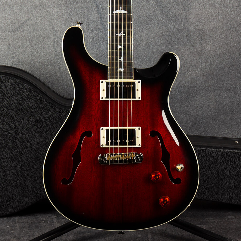 PRS SE Hollowbody II - Fire Red Burst - Hard Case - 2nd Hand