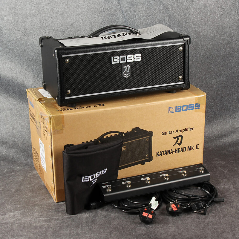 Boss Katana Head MkII with GA-FC Footswitch - Boxed - 2nd Hand Boss Katana Head MkII with GA-FC Footswitch - Boxed - 2nd Hand