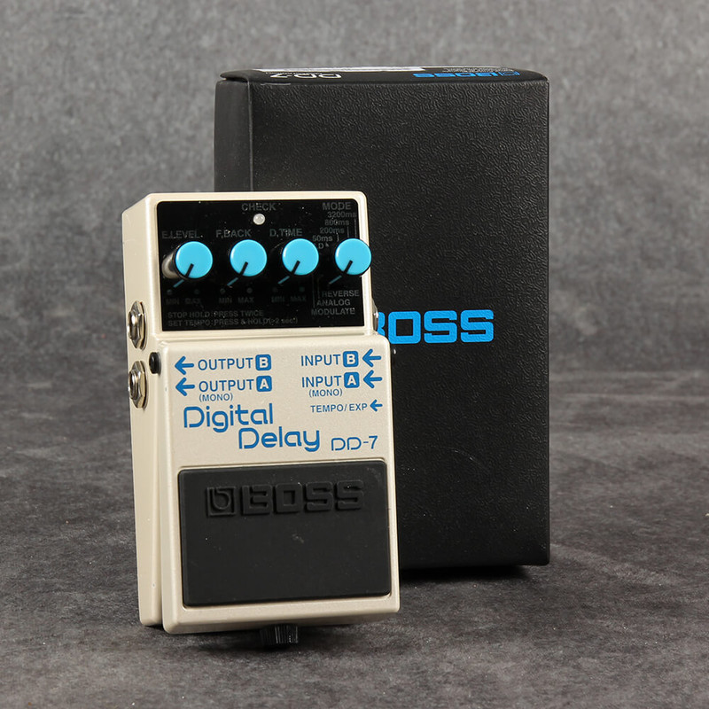 Boss DD-7 Digital Delay - Boxed - 2nd Hand Boss DD-7 Digital Delay - Boxed - 2nd Hand