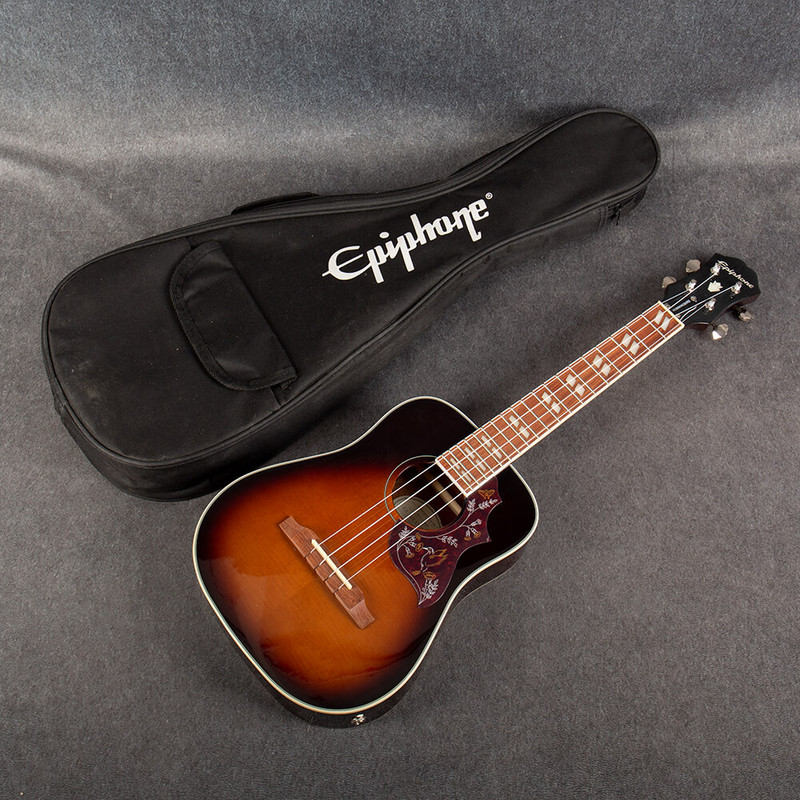 Epiphone Hummingbird Ukulele - Sunburst - Gig Bag - 2nd Hand