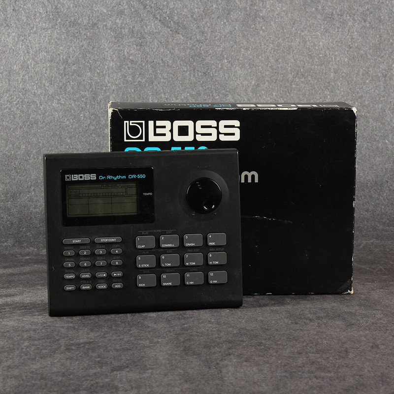 Boss DR-550 Dr Rhythm Drum Machine with Manual - Boxed - 2nd Hand