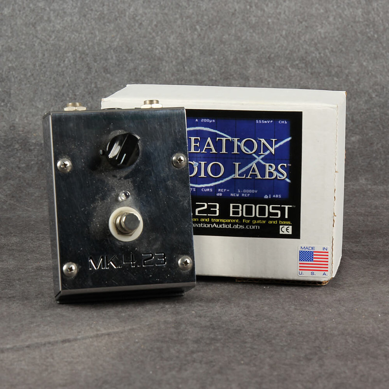 Creation Audio Labs MK.4.23 Clean Boost - Boxed - 2nd Hand Creation Audio Labs MK.4.23 Clean Boost - Boxed - 2nd Hand