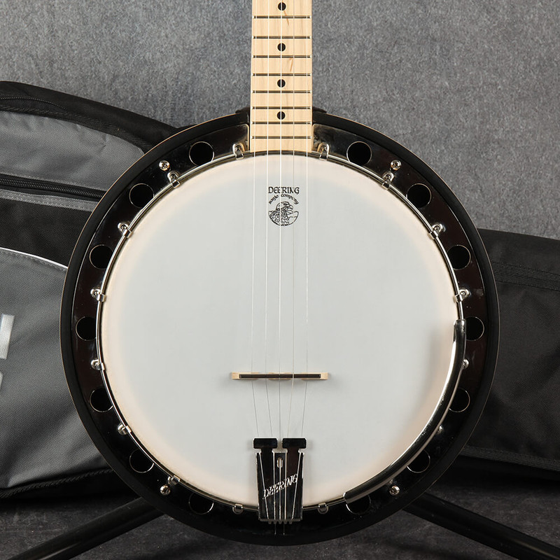 Deering Goodtime GDT-G2L 5-String Banjo Left Handed - Gig Bag - 2nd Hand Deering Goodtime GDT-G2L 5-String Banjo Left Handed - Gig Bag - 2nd Hand