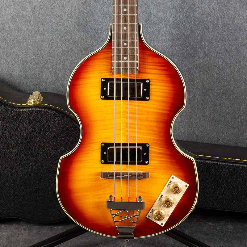 Epiphone Viola Bass - Vintage Sunburst - Hard Case - 2nd Hand