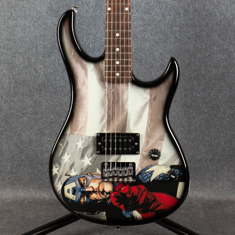Peavey Rockmaster Marvel Limited Edition Captain America Guitar - 2nd Hand