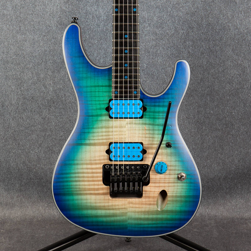 Ibanez Iron Label SIX6DFM-BCB - Blue Space Burst - 2nd Hand Ibanez Iron Label SIX6DFM-BCB - Blue Space Burst - 2nd Hand